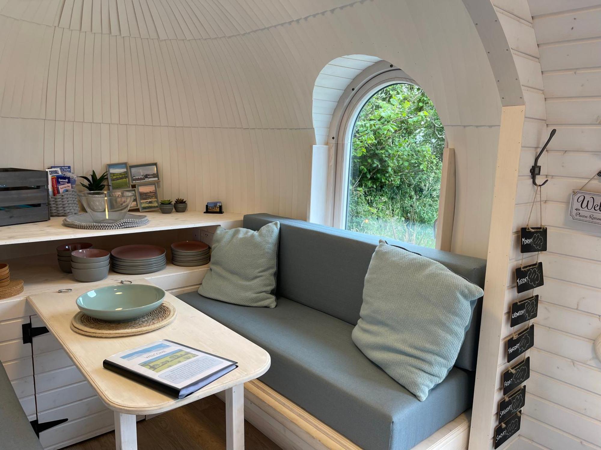 Clotted Cream -Lydcott Glamping, Cornish Sea Views Villa Looe Dış mekan fotoğraf